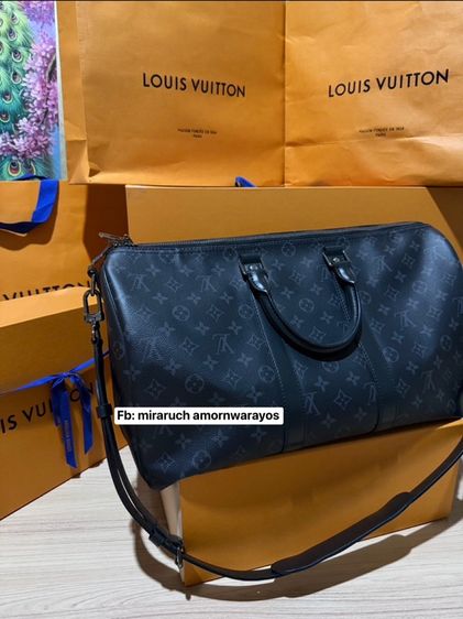LV Keepall 45 Monogram Eclipse Microcchip Y.24 รูปที่ 4
