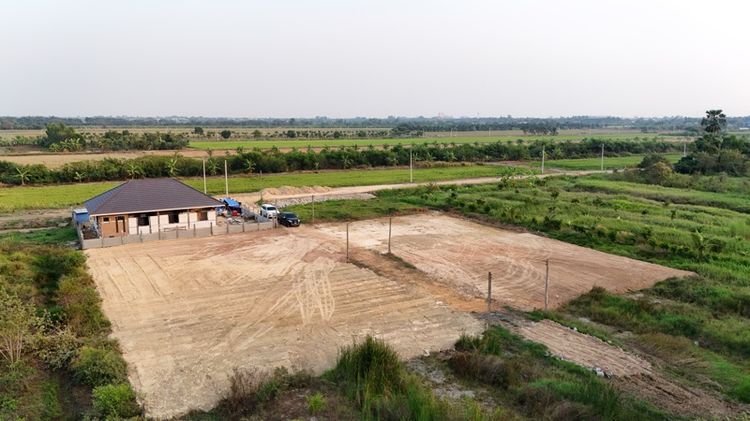 ขายที่ดินถมแล้ว 120 ตร.วา ศาลาแดง บางน้ำเปรี้ยว ใกล้สุวินทวงศ์ กู้ซื้อพร้อมปลูก รูปที่ 2