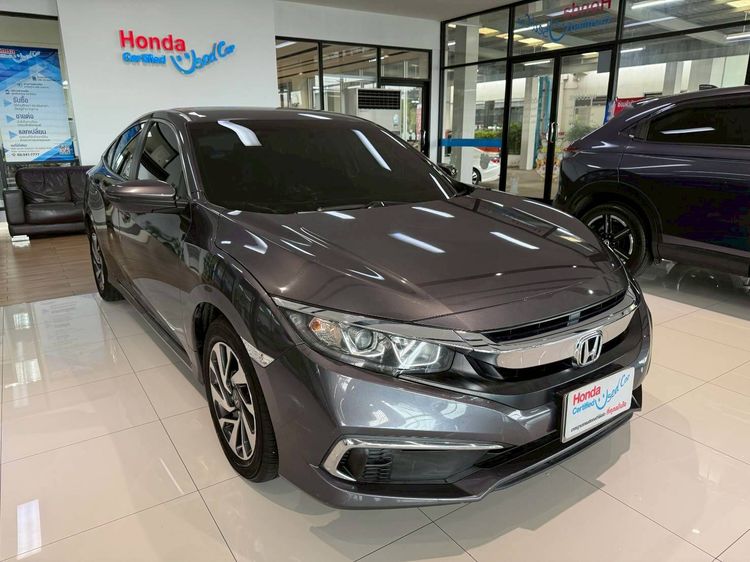 Honda Civic 2019 1.8 E i-VTEC Sedan เบนซิน ไม่ติดแก๊ส เกียร์อัตโนมัติ เทา รูปที่ 3