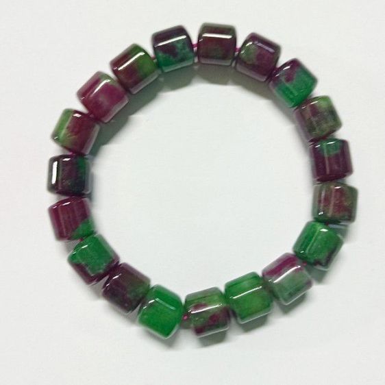 สร้อยข้อมือหิน Ruby Zoisite รูปที่ 3