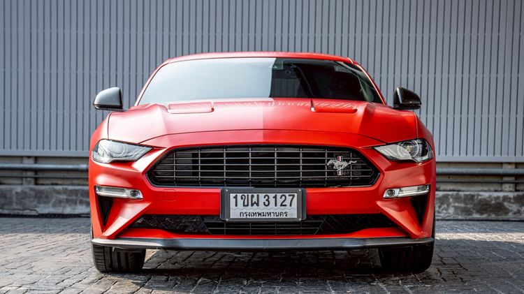 Ford Mustang 2021 2.3 Ecoboost Sedan เบนซิน ไม่ติดแก๊ส เกียร์อัตโนมัติ แดง รูปที่ 2