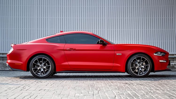 Ford Mustang 2021 2.3 Ecoboost Sedan เบนซิน ไม่ติดแก๊ส เกียร์อัตโนมัติ แดง รูปที่ 4