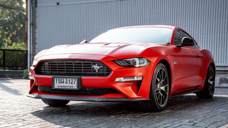 Ford Mustang 2021 2.3 Ecoboost Sedan เบนซิน ไม่ติดแก๊ส เกียร์อัตโนมัติ แดง รูปที่ 3