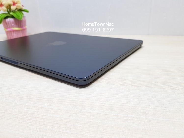 MacbookAir (Retina13-inch, 2022) M2 8-Core CPU 8-Core GPU SSD 256Gb Ram 16Gb สี Midnight ใช้น้อย ชาร์จ 3 ไซเคิล มีประกัน รูปที่ 5