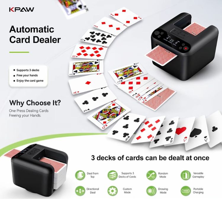 ขายต่อ เครื่องแจกไพ่โนมัติ (Automatic Card Dealer) - ของใหม่มือ 1 ไม่เคยใช้งาน