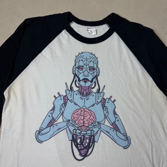 เสื้อยืดแขนสามส่วน Size M  รูปที่ 3