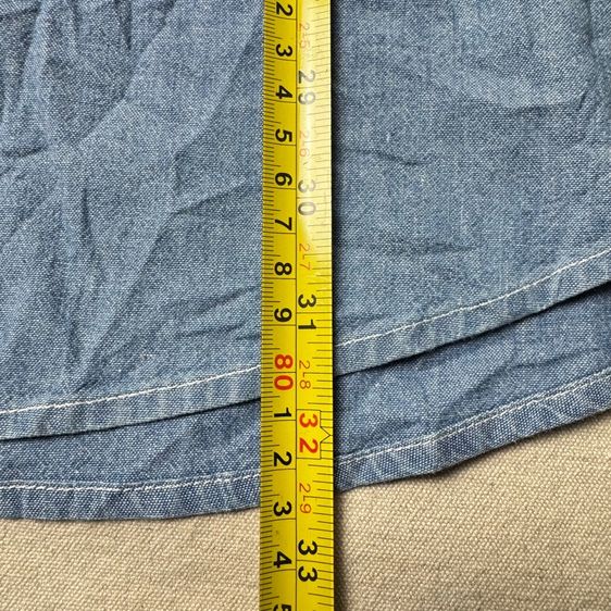 เสื้อเชิ้ต​ GAP ผ้าสวย เหมือน Chambray​ Size L รูปที่ 12