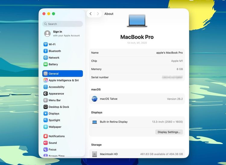 MacBook Pro 13-inch M1 2020 Ram8GB SSD512GB SpaceGray รูปที่ 12