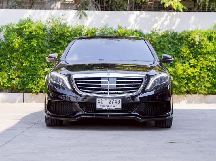 Mercedes-Benz S-Class 2023 S500 Sedan ปลั๊กอินไฮบริด (PHEV) ไม่ติดแก๊ส เกียร์อัตโนมัติ ดำ รูปที่ 2