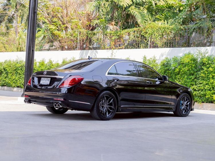 Mercedes-Benz S-Class 2023 S500 Sedan ปลั๊กอินไฮบริด (PHEV) ไม่ติดแก๊ส เกียร์อัตโนมัติ ดำ รูปที่ 4