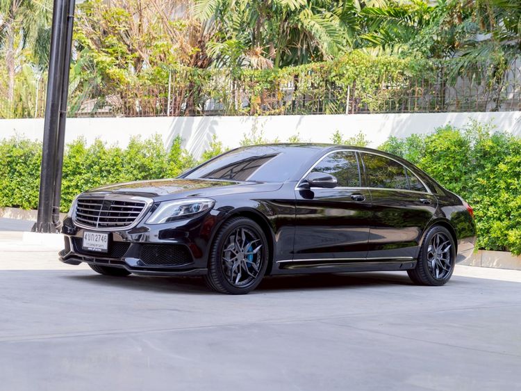 Mercedes-Benz S-Class 2023 S500 Sedan ปลั๊กอินไฮบริด (PHEV) ไม่ติดแก๊ส เกียร์อัตโนมัติ ดำ รูปที่ 3