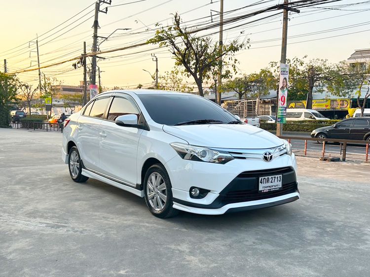 Toyota Vios 2015 1.5 G Sedan เบนซิน ไม่ติดแก๊ส เกียร์อัตโนมัติ ขาว รูปที่ 3
