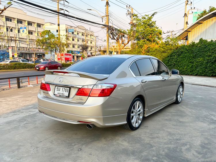 Honda Accord 2013 2.4 Tech Sedan เบนซิน ไม่ติดแก๊ส เกียร์อัตโนมัติ บรอนซ์ทอง รูปที่ 4