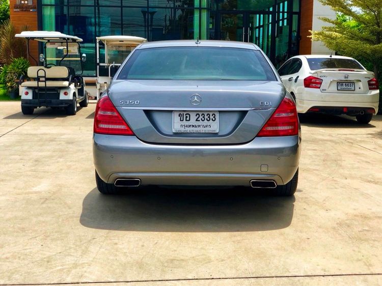 Mercedes-Benz S-Class 2011 S350 CDI Sedan ดีเซล ไม่ติดแก๊ส เกียร์อัตโนมัติ เทา รูปที่ 4