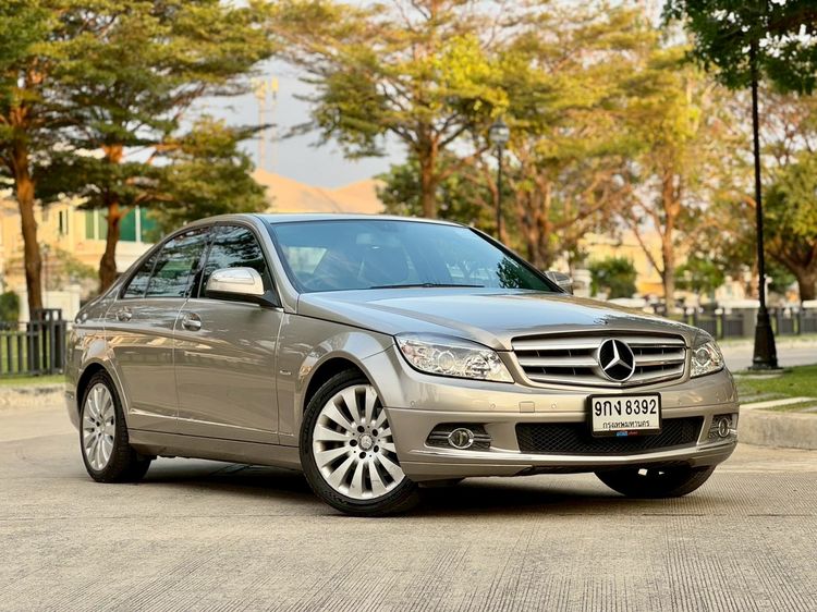 Mercedes-Benz C-Class 2008 C200 Sedan เบนซิน ไม่ติดแก๊ส เกียร์อัตโนมัติ เทา รูปที่ 3
