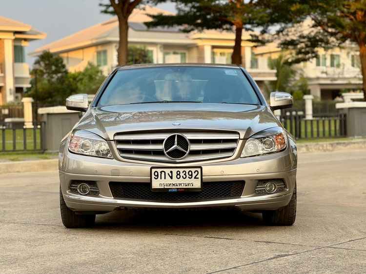 Mercedes-Benz C-Class 2008 C200 Sedan เบนซิน ไม่ติดแก๊ส เกียร์อัตโนมัติ เทา รูปที่ 2
