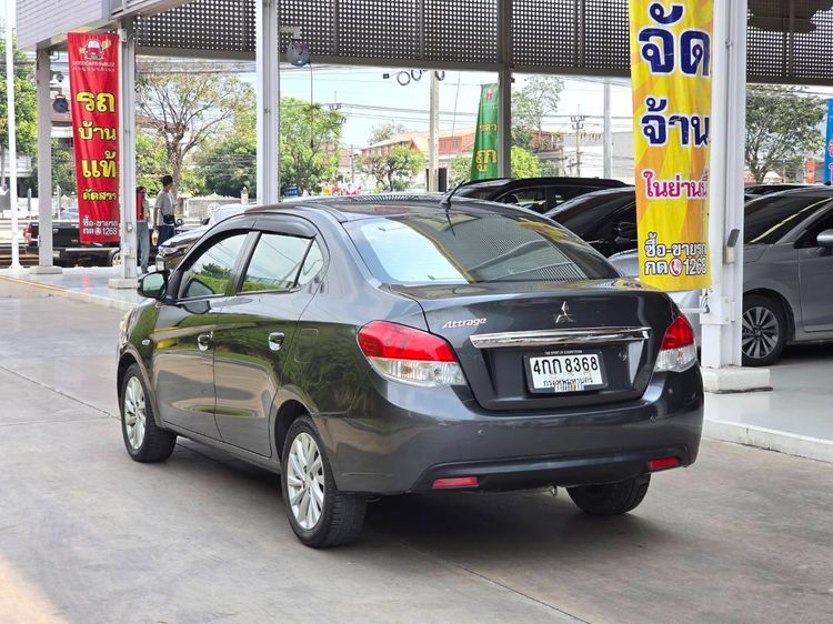 Mitsubishi Attrage 2013 1.2 GLS Limited Sedan เบนซิน ไม่ติดแก๊ส เกียร์อัตโนมัติ เทา รูปที่ 4