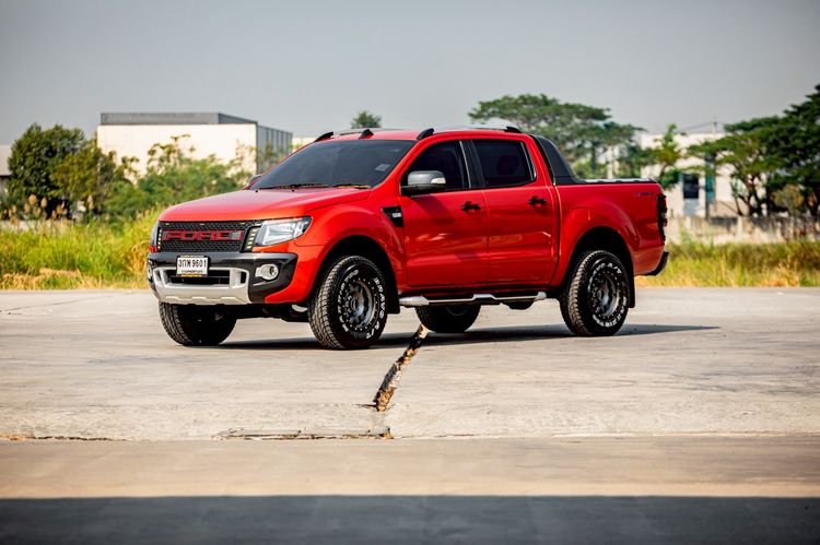 Ford Ranger 2014 2.2 XLT Pickup ดีเซล เกียร์อัตโนมัติ ส้ม รูปที่ 3
