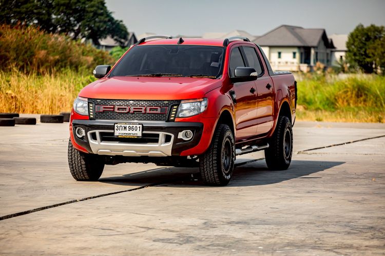 Ford Ranger 2014 2.2 XLT Pickup ดีเซล เกียร์อัตโนมัติ ส้ม รูปที่ 2