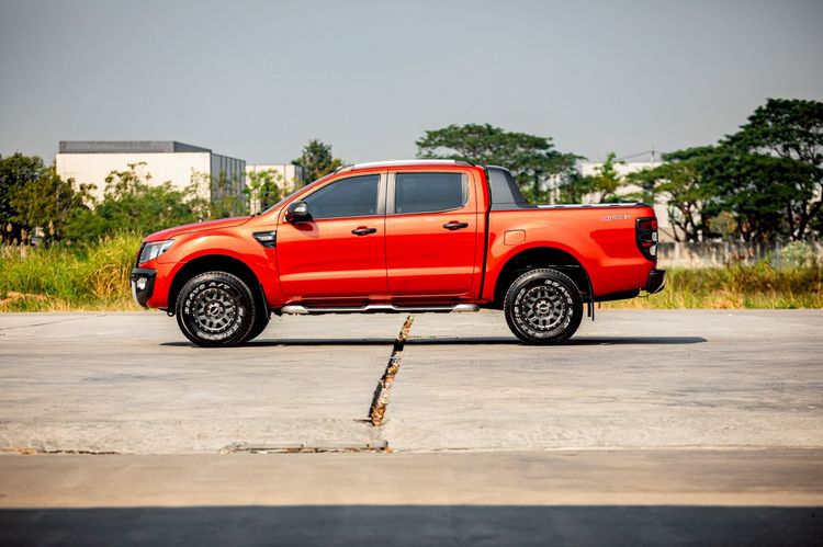 Ford Ranger 2014 2.2 XLT Pickup ดีเซล เกียร์อัตโนมัติ ส้ม รูปที่ 4