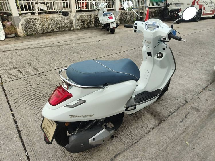 🛵ยังไงก็ขาย TUSCANY150 ปี 66 เครื่องดี สีสวย สตาร์ทมือ กุญแจรีโมท เล่มชุดโอนครบ+เปลี่ยนถ่ายน้ำมันเครื่องฟรี ส่งฟรี30 ก.ม รูปที่ 7