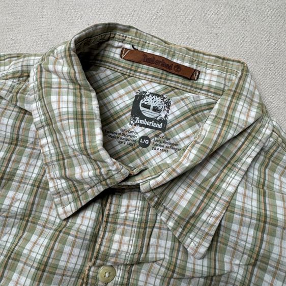 เสื้อเชิ้ต​ Timberland Size L  รูปที่ 6