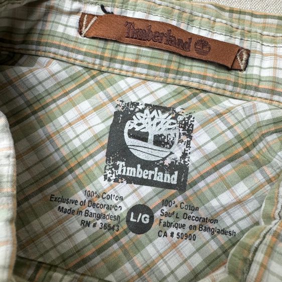 เสื้อเชิ้ต​ Timberland Size L  รูปที่ 3