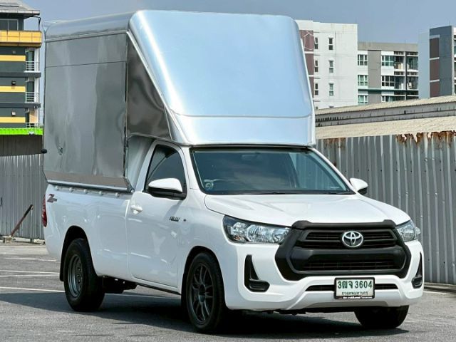 Toyota Hilux Revo 2021 2.4 Entry Pickup ดีเซล ไม่ติดแก๊ส เกียร์ธรรมดา ขาว รูปที่ 3