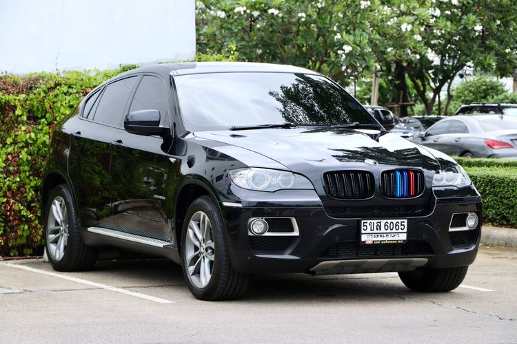 BMW X6 2014 3.0 xDrive30d 4WD Utility-car ดีเซล ไม่ติดแก๊ส เกียร์อัตโนมัติ ดำ รูปที่ 3