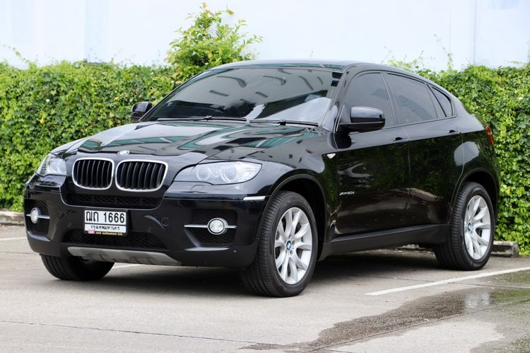BMW X6 2011 3.0 xDrive30d 4WD Utility-car ดีเซล ไม่ติดแก๊ส เกียร์อัตโนมัติ ดำ รูปที่ 3