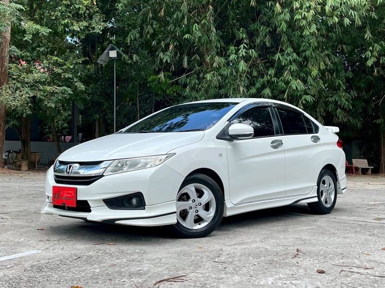 Honda City 2016 1.5 V i-VTEC Sedan เบนซิน ไม่ติดแก๊ส เกียร์อัตโนมัติ ขาว รูปที่ 2