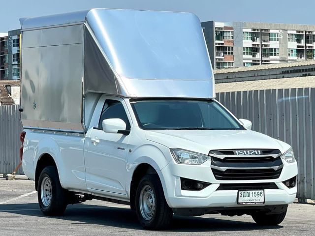 Isuzu D-MAX 2021 1.9 S Pickup ดีเซล ไม่ติดแก๊ส เกียร์ธรรมดา ขาว รูปที่ 2