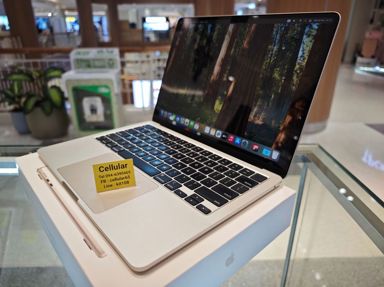 Macbook Air 13 M2 256GB Key Eng สภาพสวยมาก เครื่องไทย ครบกล่อง รูปที่ 3