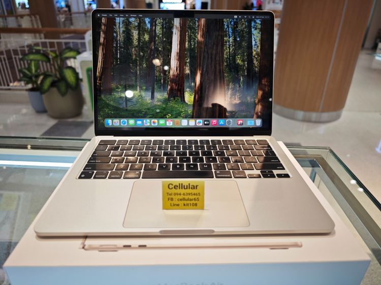 Apple แมค โอเอส 8 กิกะไบต์ อื่นๆ ไม่ใช่ Macbook Air 13 M2 256GB Key Eng สภาพสวยมาก เครื่องไทย ครบกล่อง