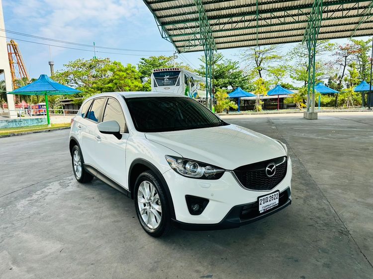 Mazda CX-5 2014 2.2 XDL 4WD Utility-car ดีเซล ไม่ติดแก๊ส เกียร์อัตโนมัติ ขาว รูปที่ 3