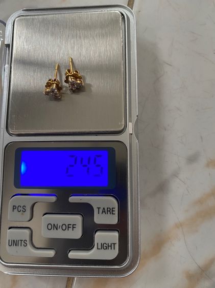 ต่างหูเพชรแท้