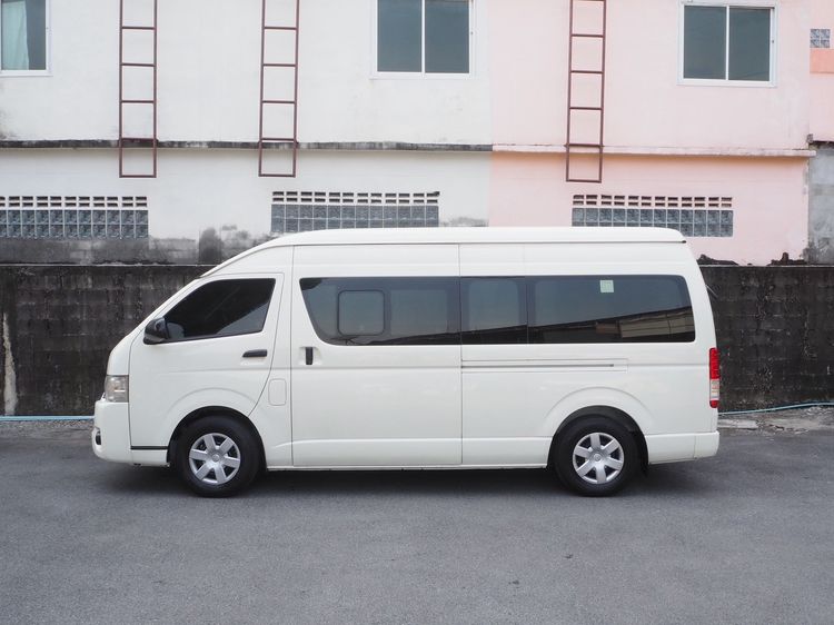 Toyota Commuter 2019 3.0 Van ดีเซล ไม่ติดแก๊ส เกียร์อัตโนมัติ ขาว รูปที่ 4