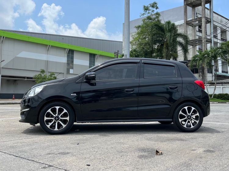 Mitsubishi Mirage 2017 1.2 GLS Sedan เบนซิน ไม่ติดแก๊ส เกียร์อัตโนมัติ ดำ รูปที่ 4