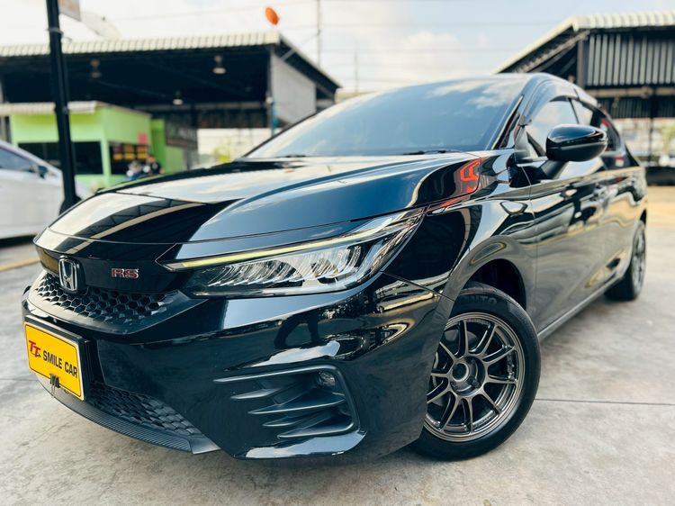Honda City 2022 1.0 RS Sedan เบนซิน ไม่ติดแก๊ส เกียร์อัตโนมัติ ดำ รูปที่ 2