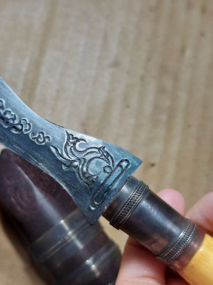 เครื่องรางกริชหลวงพ่อเดิมวัดหนองโพใบ 3 ยาวรวม 6 นิ้ว รูปที่ 8