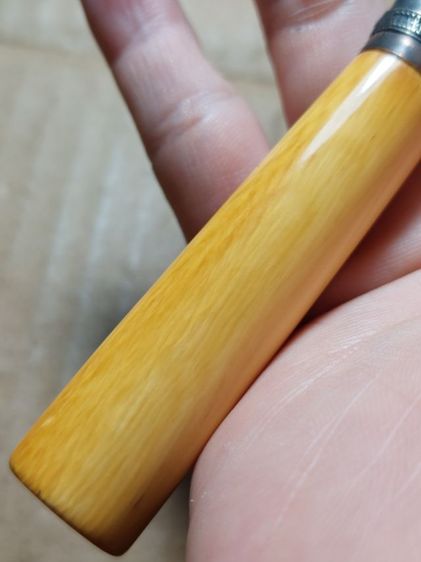 เครื่องรางมีดหมอนาคเกี้ยวหลวงพ่อเดิมใบ 5 นิ้วยาวรวม 9 นิ้วเก่า รูปที่ 9