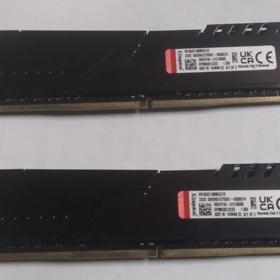 แรม RAM DDR4(3200) 8GBx2 KINGSTON FURY BEAST รูปที่ 2