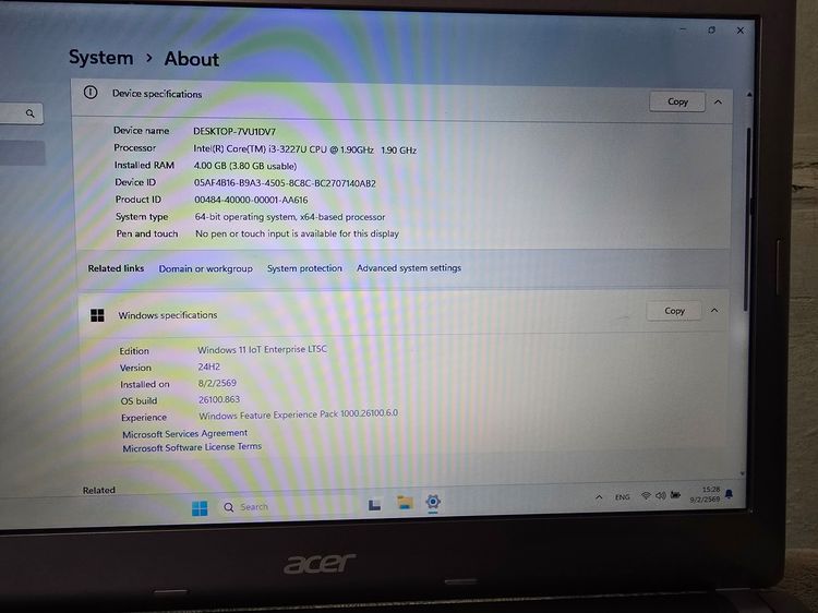 Acer Aspire V5-471-33224G50Mauu รูปที่ 10