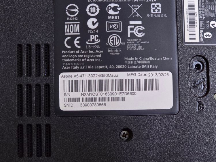 Acer Aspire V5-471-33224G50Mauu รูปที่ 8