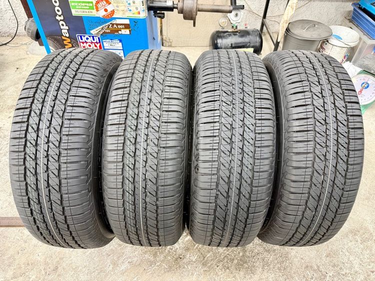 ยางถอดป้ายแดงขอบ 18” ยี่ห้อ BRIDGESTONE รุ่น DUELER HT 684ll ขนาด 265-60R18 ปลายปี 25 สีเส้นตุ่มหน้ายางยังอยู่ครบ รูปที่ 8