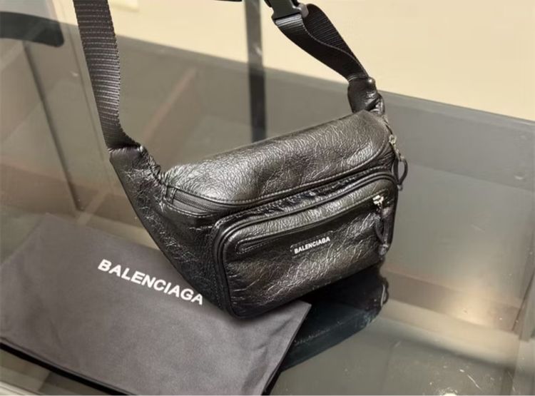 Sale‼️กระเป๋าคาดเอว,คาดอก Balenciaga กันน้ำหนังPU(ไม่มีกล่อง) รูปที่ 3