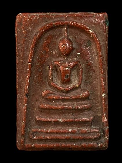 พระสมเด็จพิมพ์ใหญ่หลังอักษรจีนเนื้อสีแดง