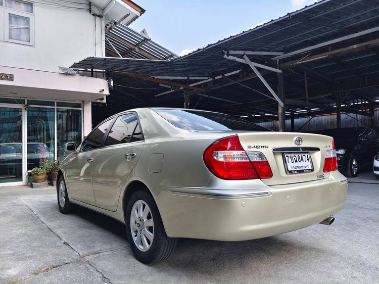 Toyota Camry 2002 2.4 Q Sedan เบนซิน ไม่ติดแก๊ส เกียร์อัตโนมัติ บรอนซ์ทอง รูปที่ 3
