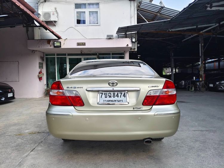 Toyota Camry 2002 2.4 Q Sedan เบนซิน ไม่ติดแก๊ส เกียร์อัตโนมัติ บรอนซ์ทอง รูปที่ 4