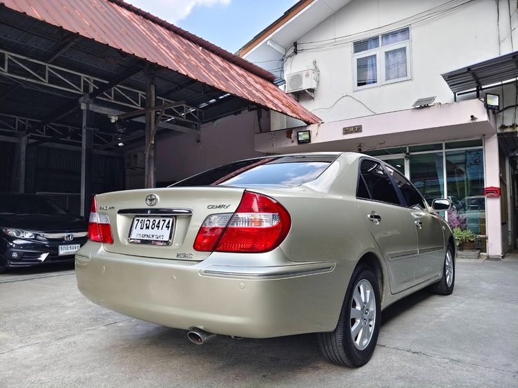 Toyota Camry 2002 2.4 Q Sedan เบนซิน ไม่ติดแก๊ส เกียร์อัตโนมัติ บรอนซ์ทอง รูปที่ 2